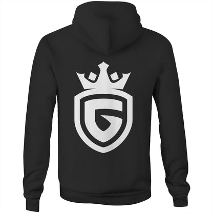 Pocket Black Gym Hoodie Sweatshirt